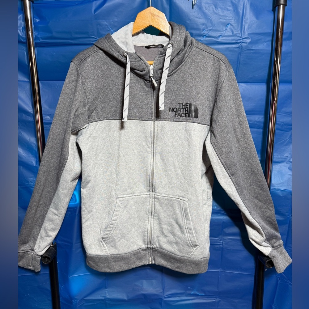 EUC The North Face Hooded Zip u sweatshirt sz LG (AV2)